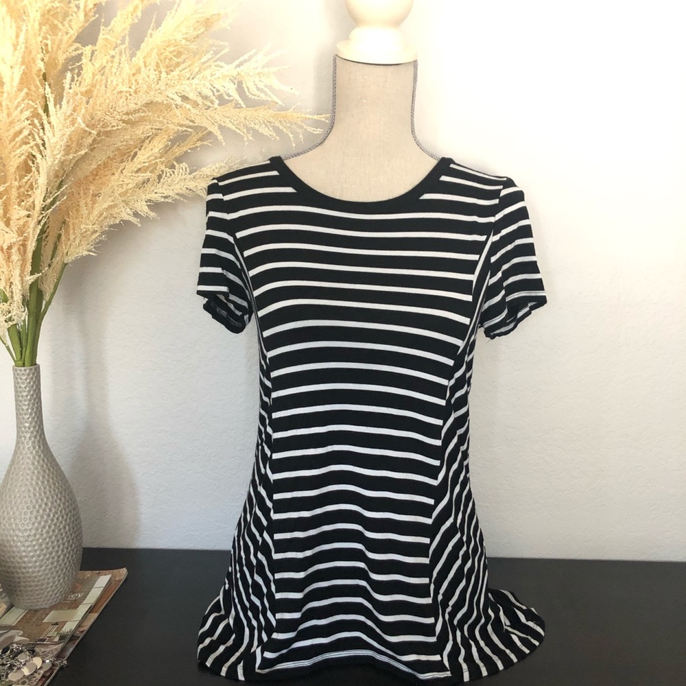 Cable & Gauge striped shirt